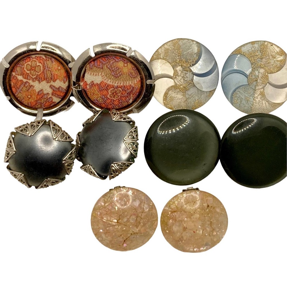 Vintage‎ clip on earring jewelry lot
